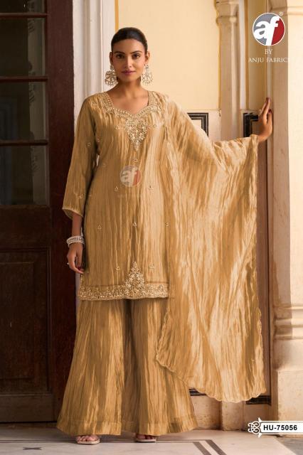 Anju fabrics HU 75056 kurti catalogue wholesale online